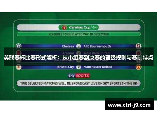 英联赛杯比赛形式解析：从小组赛到决赛的晋级规则与赛制特点